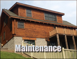  Mount Perry, Ohio Log Home Maintenance